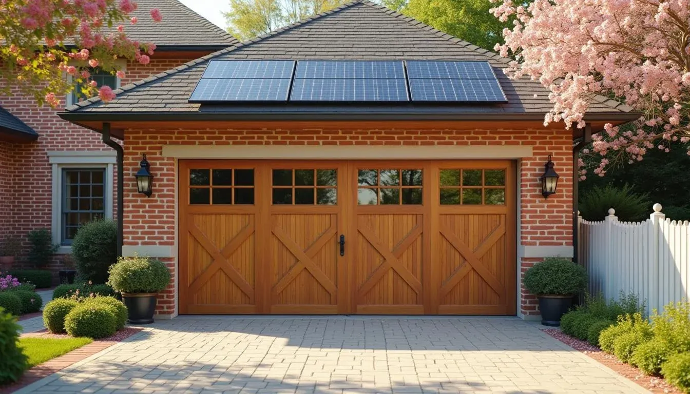 are solar powered garage doors the future what homeowners need to know photo