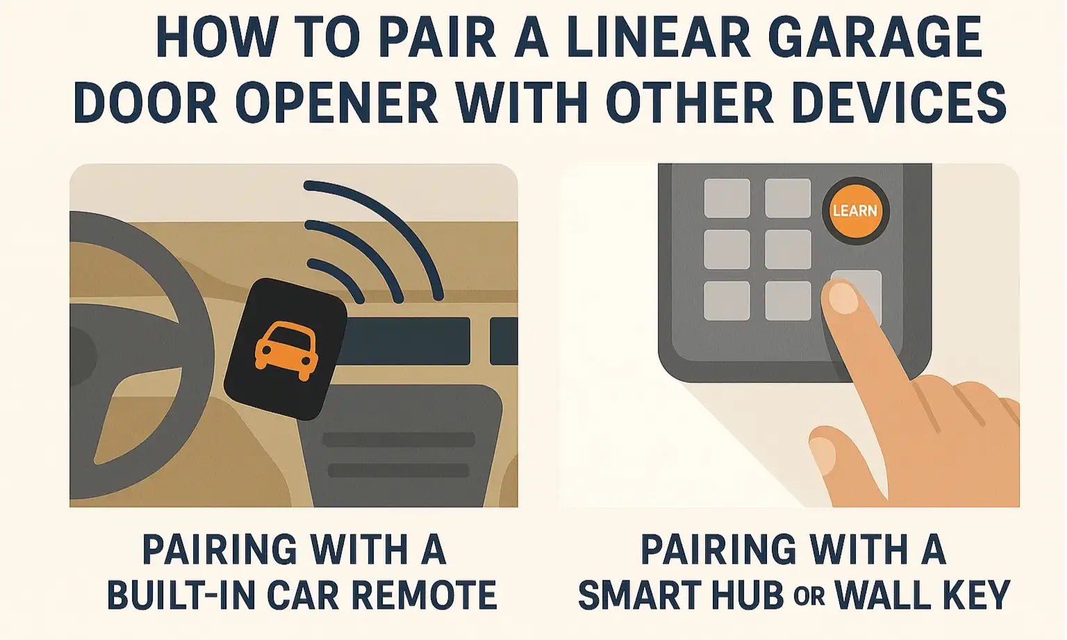 How to Pair a Linear Garage Door Opener with Other Devices