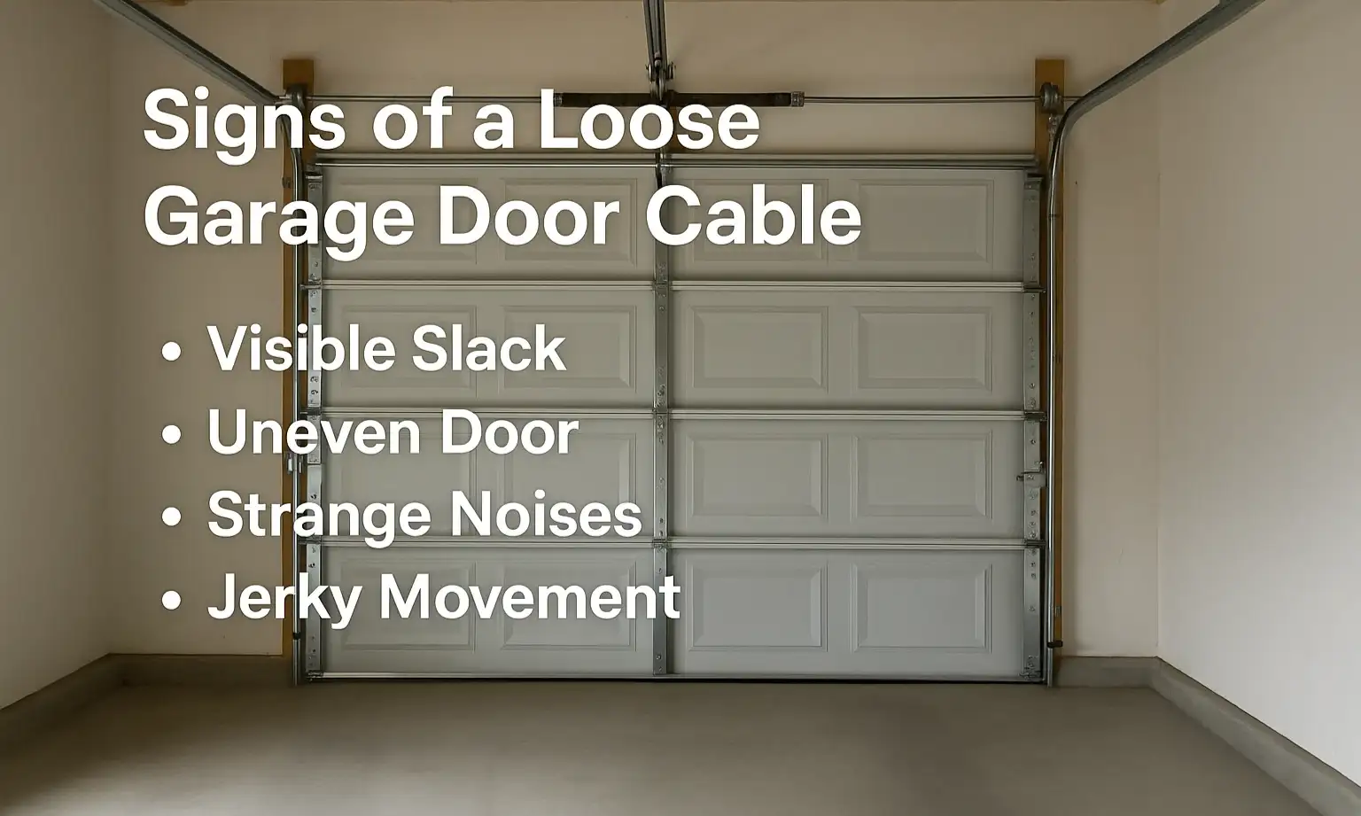 Signs of a Loose Garage Door Cable