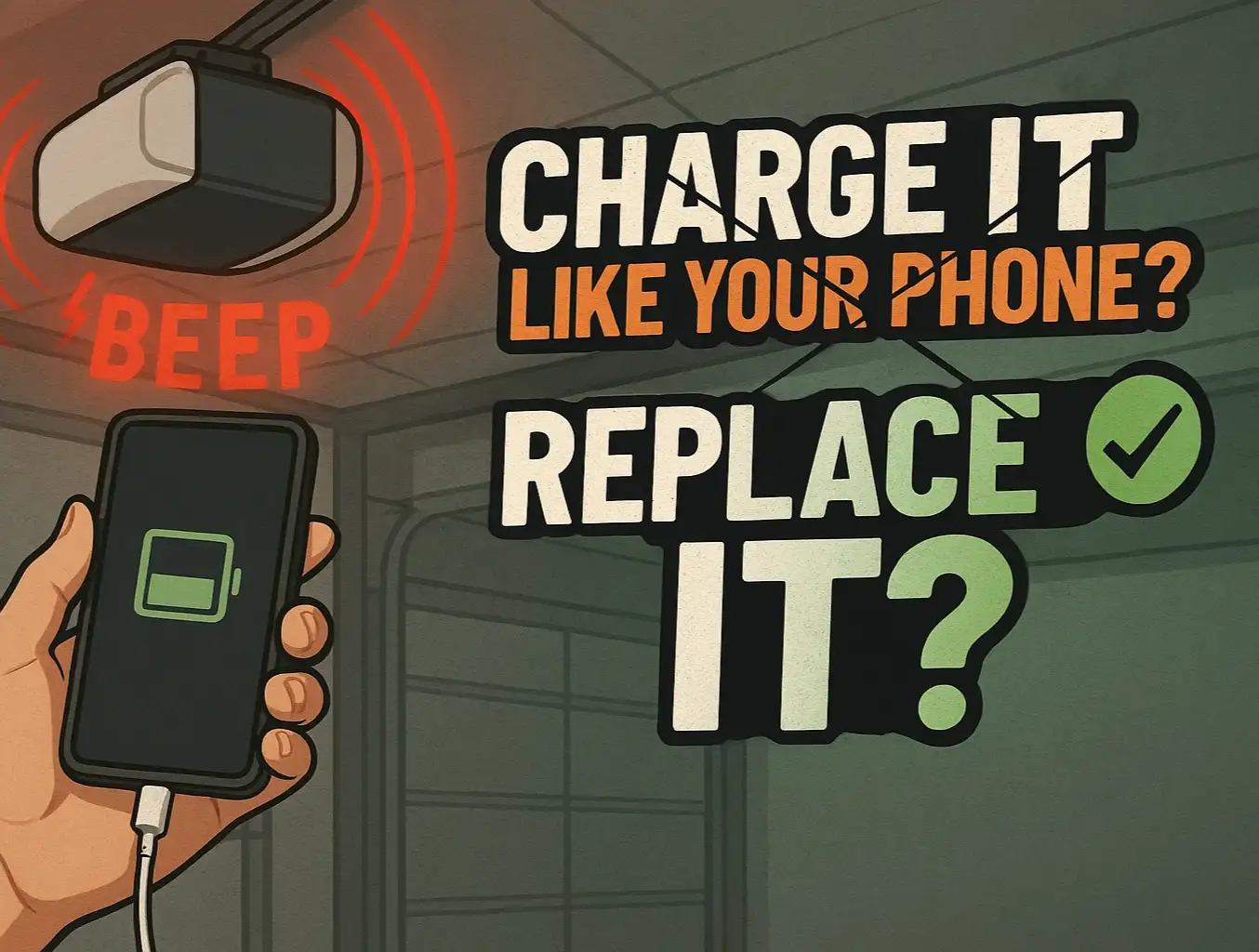 Optimal Charging Cycles for Garage Door Opener Backup Batteries