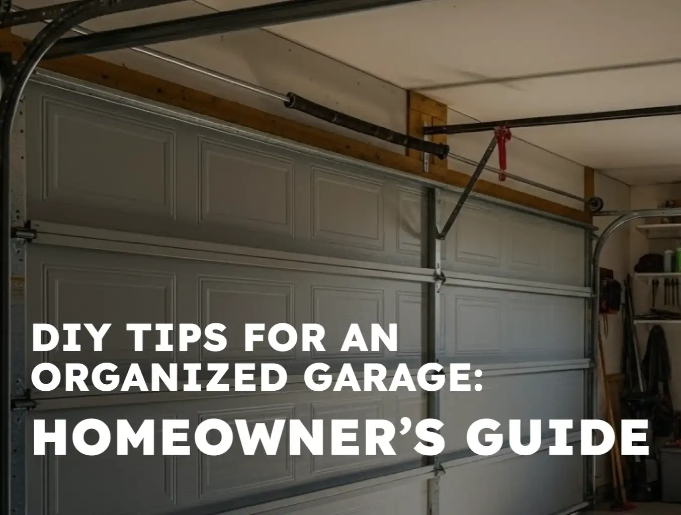 DIY Tips for an Organized Garage