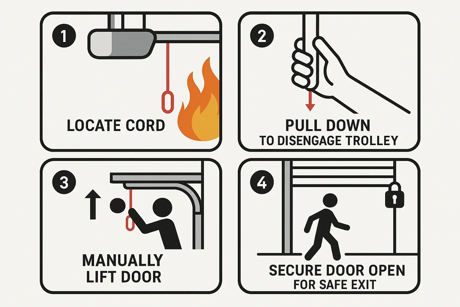 Visualizing the Pedestrian Entry Door's vital role as a fire barrier protecting the home by using fire-rated materials and self-closing mechanisms.