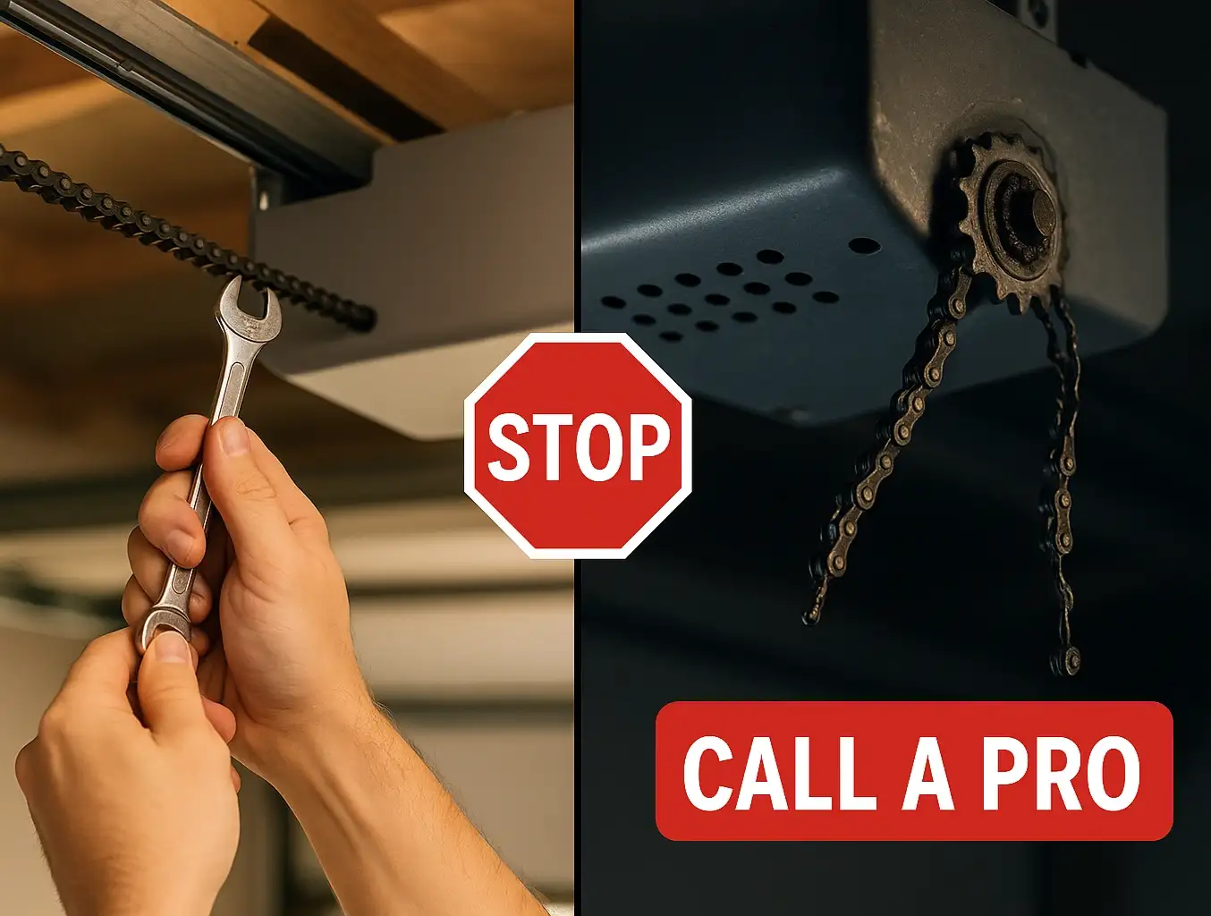 When to Call a Professional for Complex Garage Door Opener Chain Problems