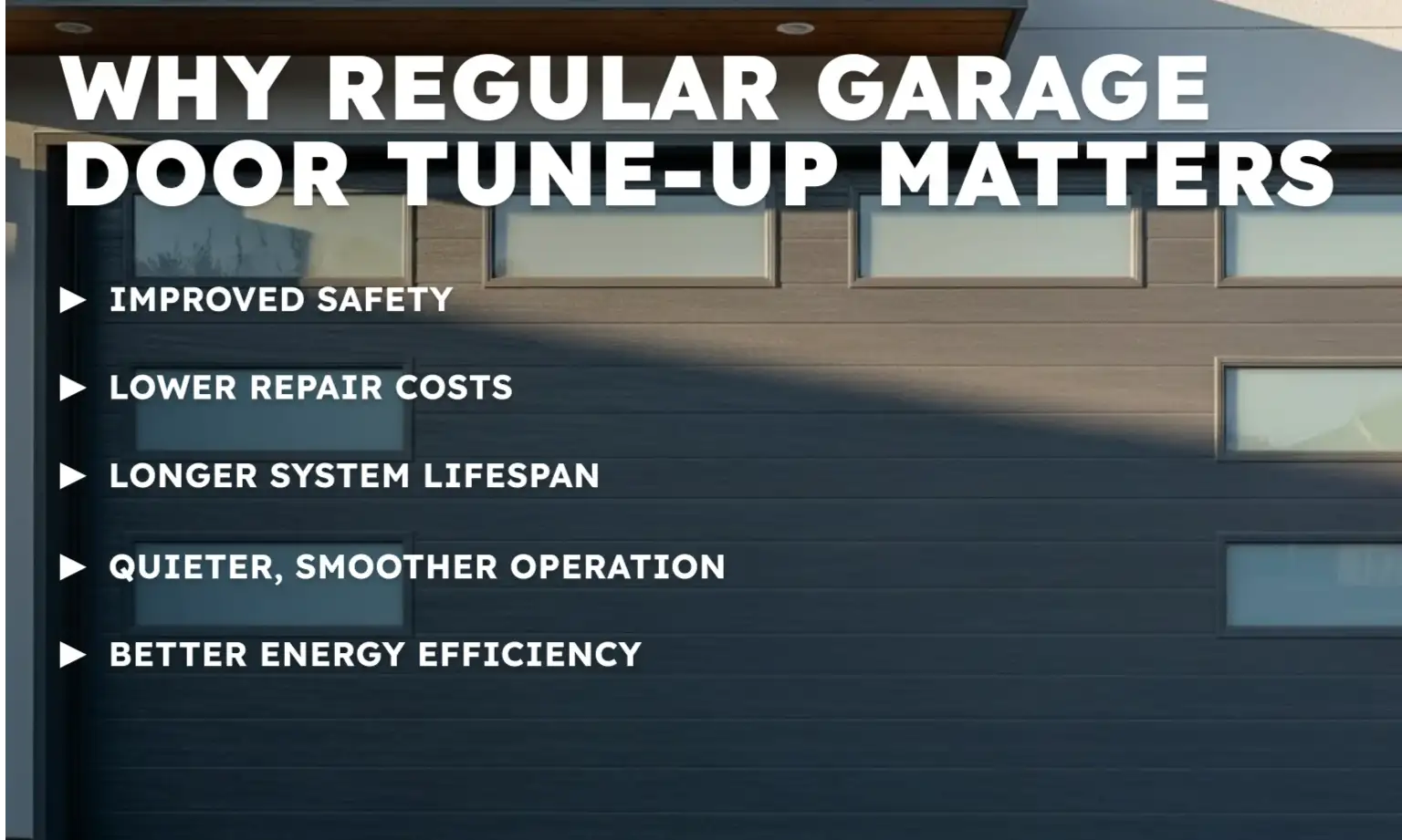 The Benefits of Regular Garage Door Tune-Up