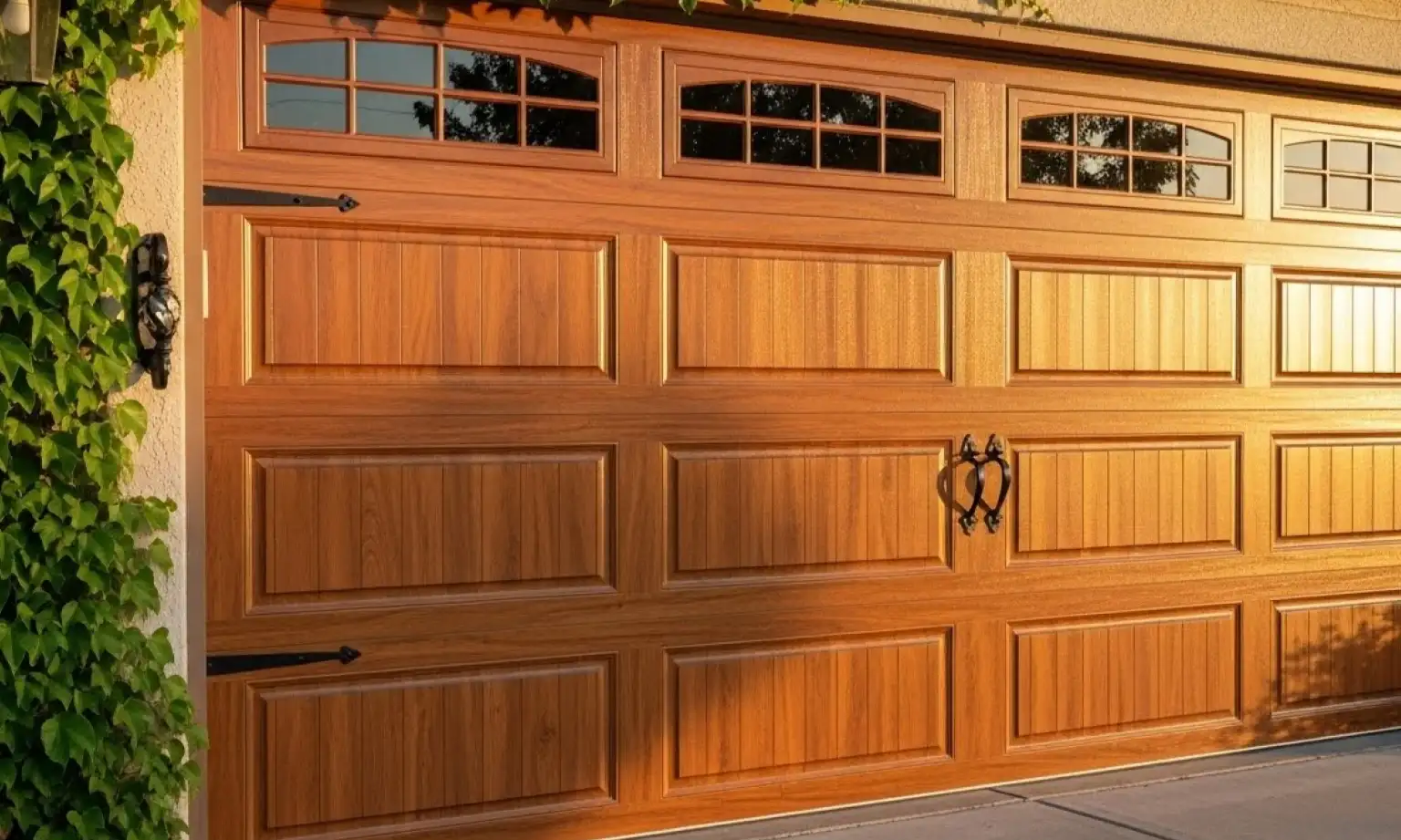 Faux Wood Garage Doors: A Low-Maintenance Alternative