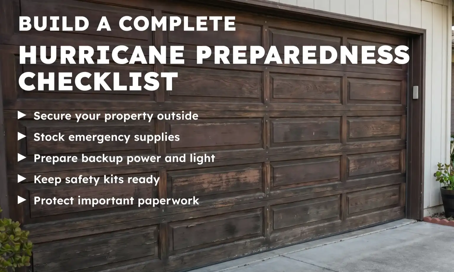 Build a Complete Hurricane Preparedness Checklist