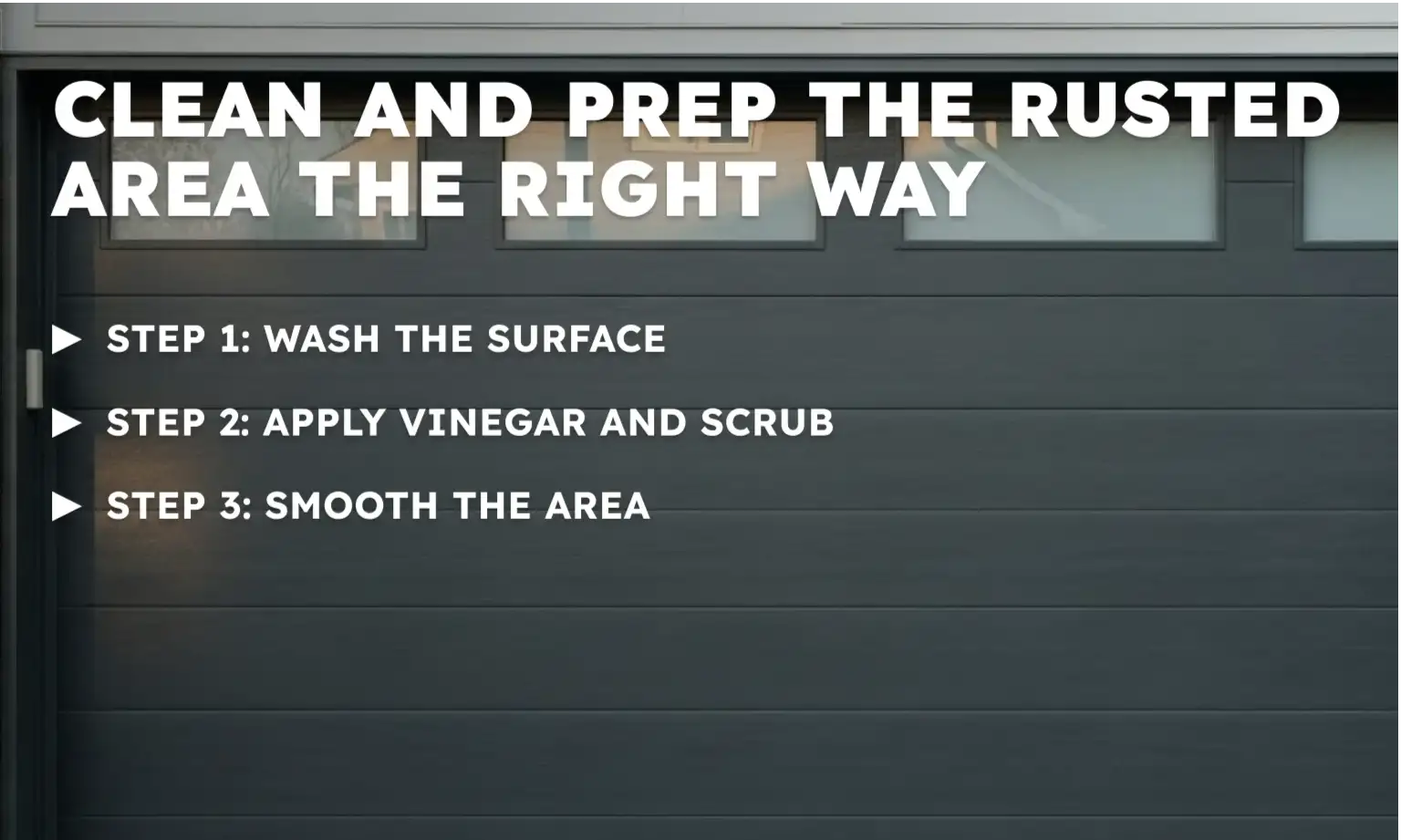 1. Clean and Prep the Rusted Area the Right Way