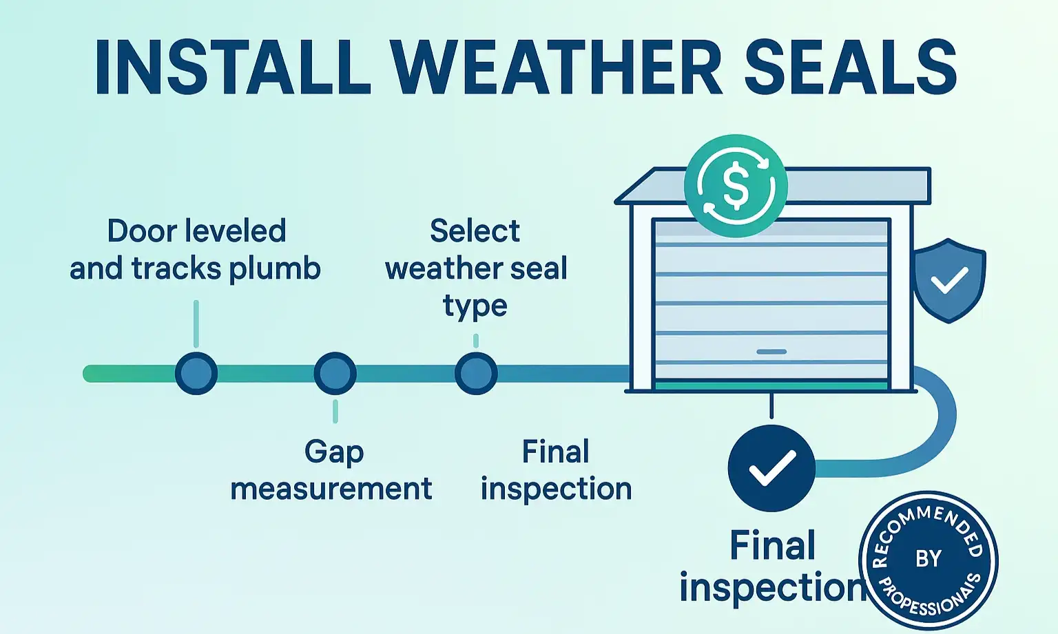 Roadmap to choose and install the right garage door seal