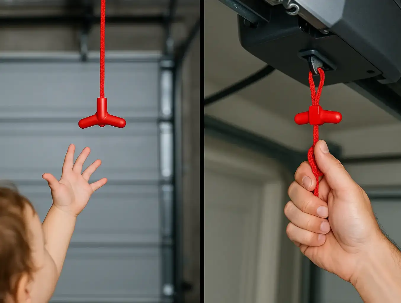 Preventing Accidental Garage Door Emergency Release Activation by Children or Pets