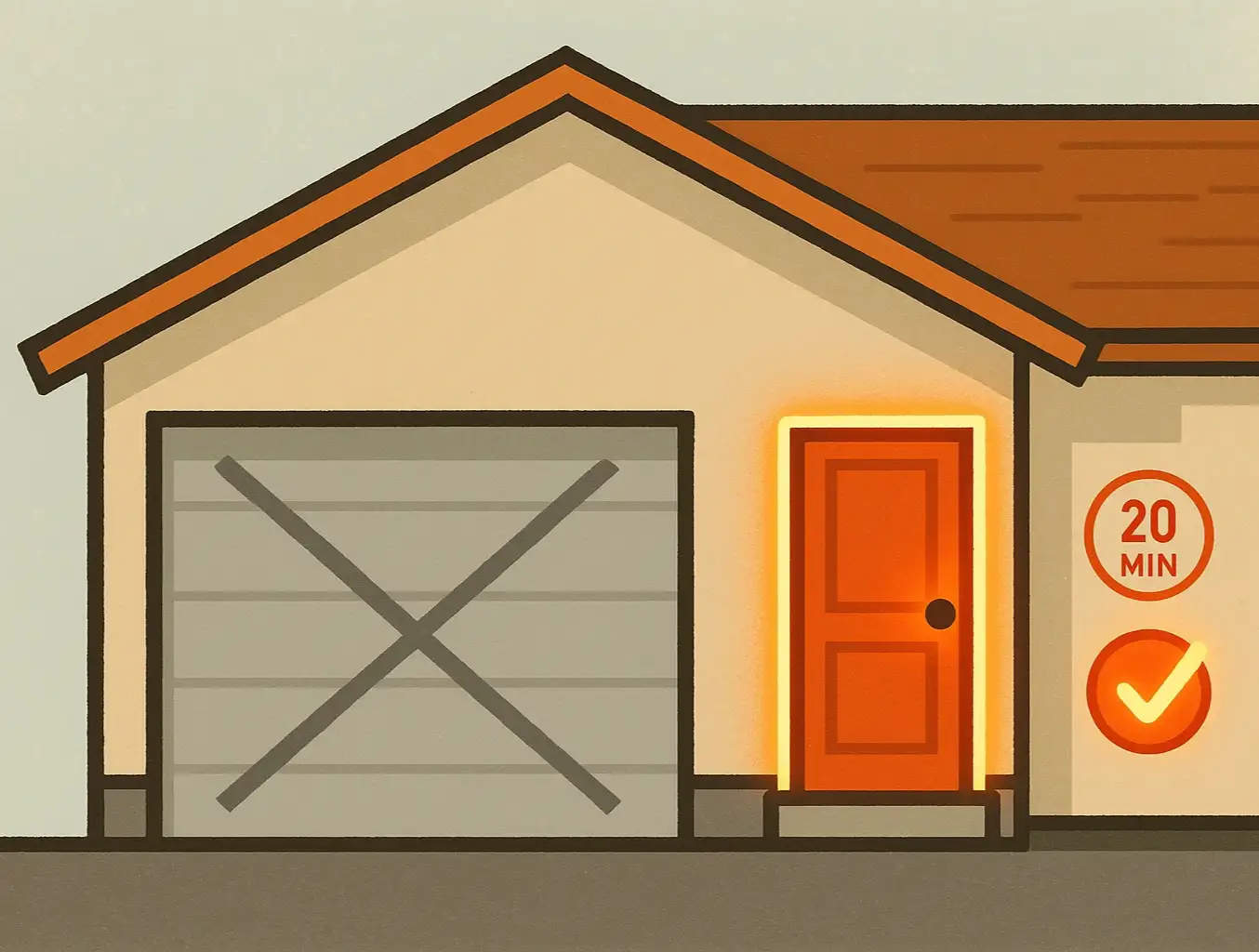 Fire-Rated Garage Door Materials: Residential Options for Enhanced Safety & Building Code Compliance