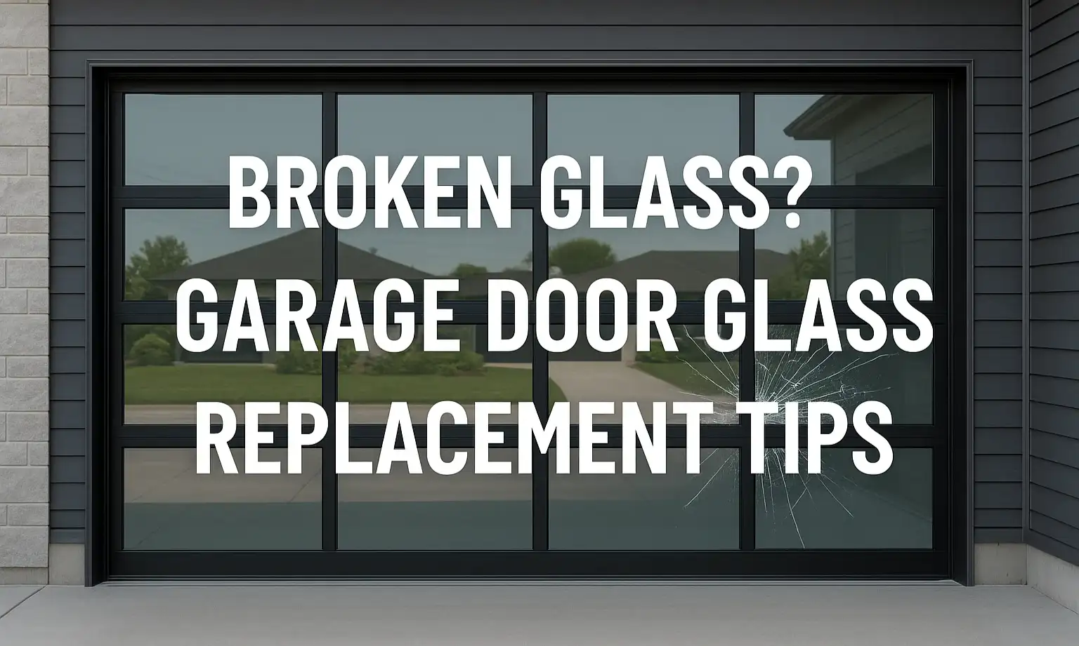 Garage Door Glass Replacement Tips