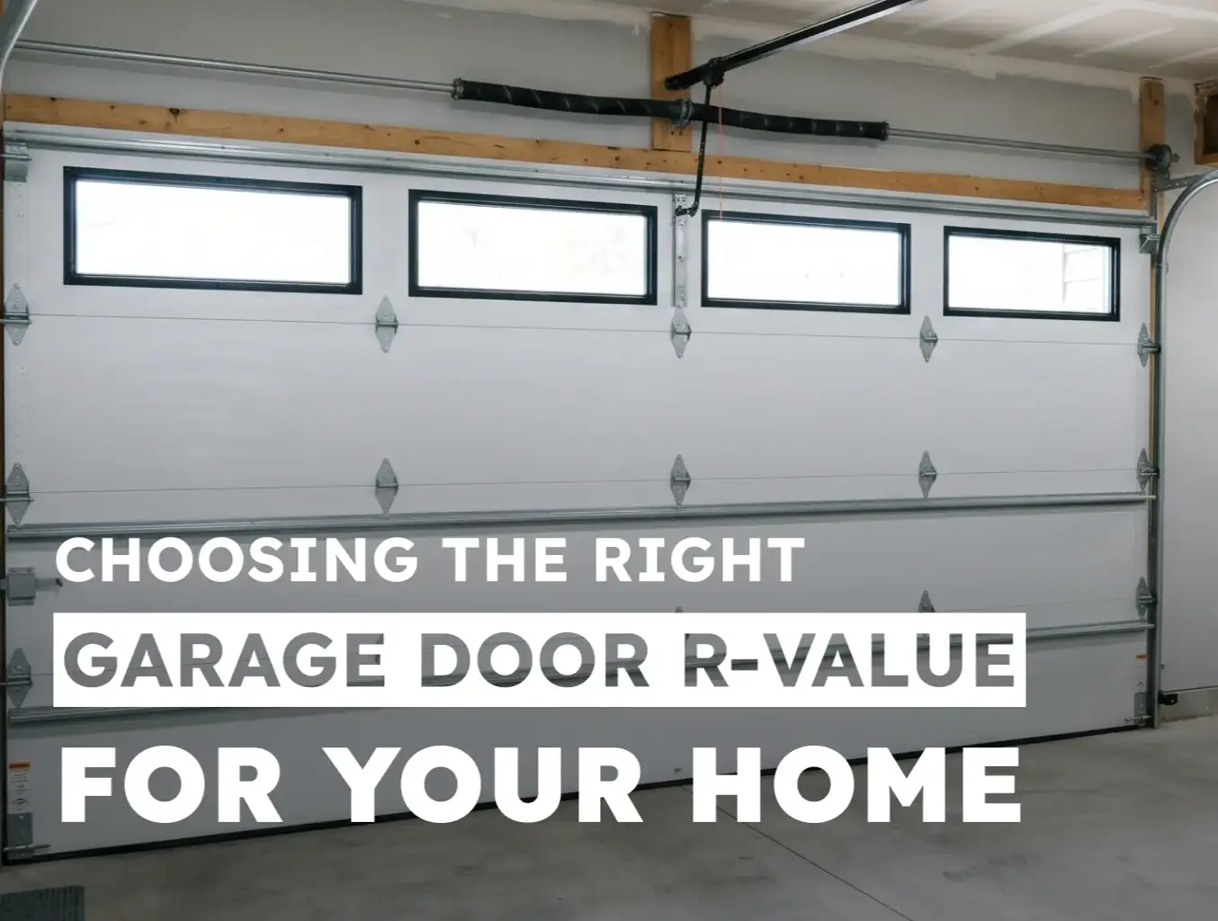 Choosing the Right Garage Door R-Value for Your Home