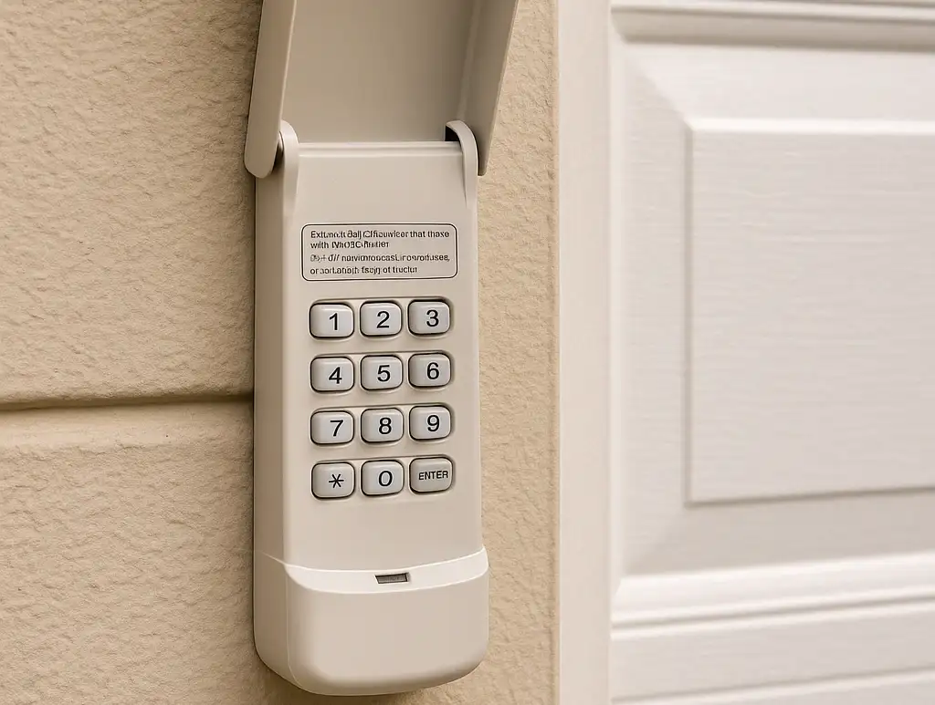 How to Change the Battery in a Garage Door Opener Keypad