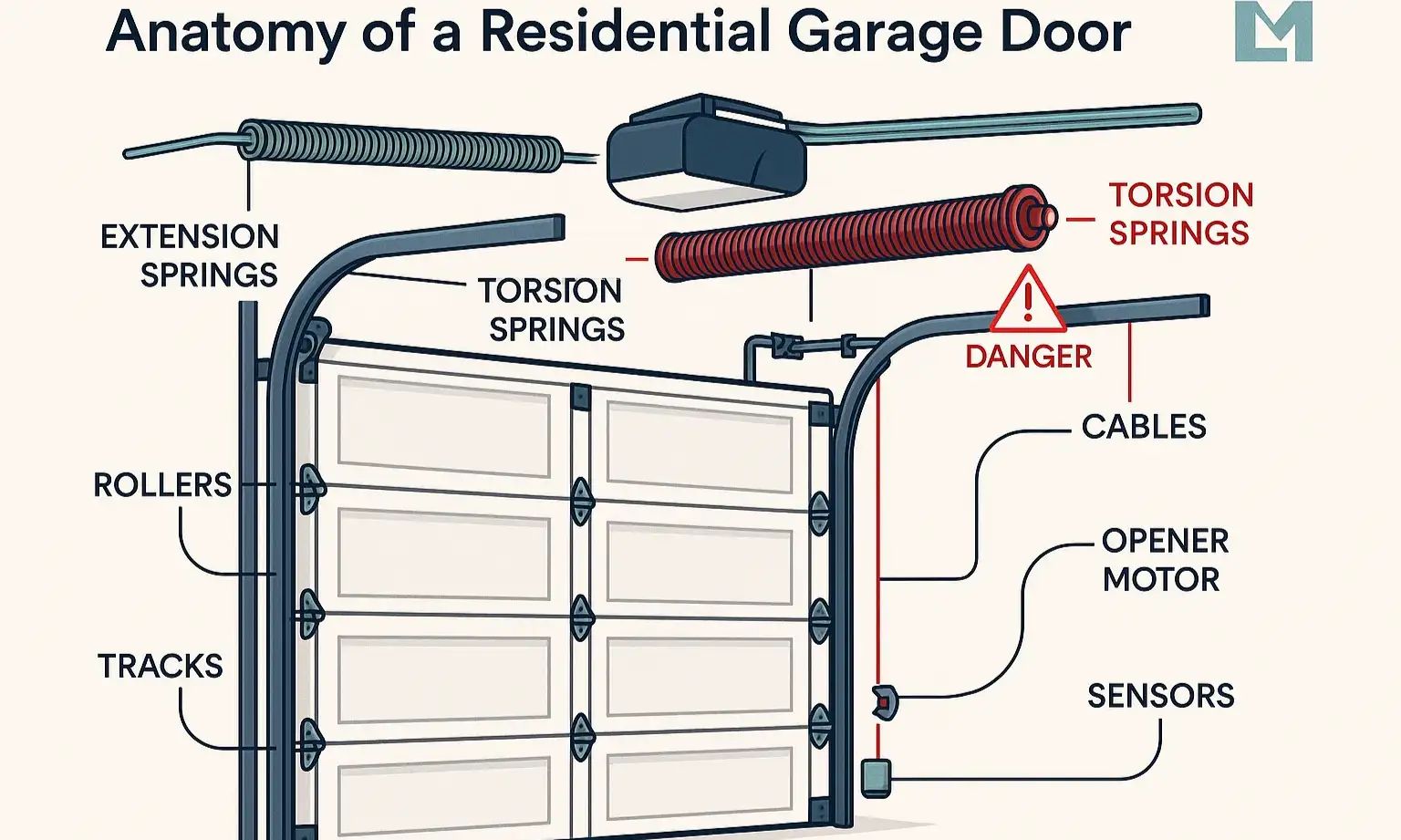 Compare garage door repair vs. replacement by cost, safety, and durability for Worcester, MA homeowners.