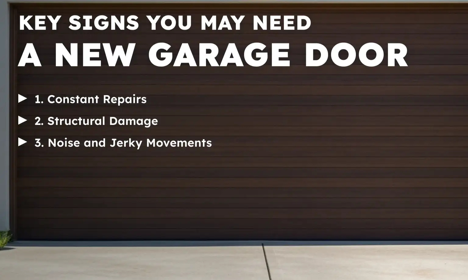 Key Signs You May Need a New Garage Door