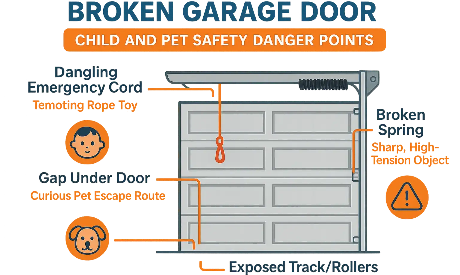 Garage Door Safety Map for Families with Children and Pets
