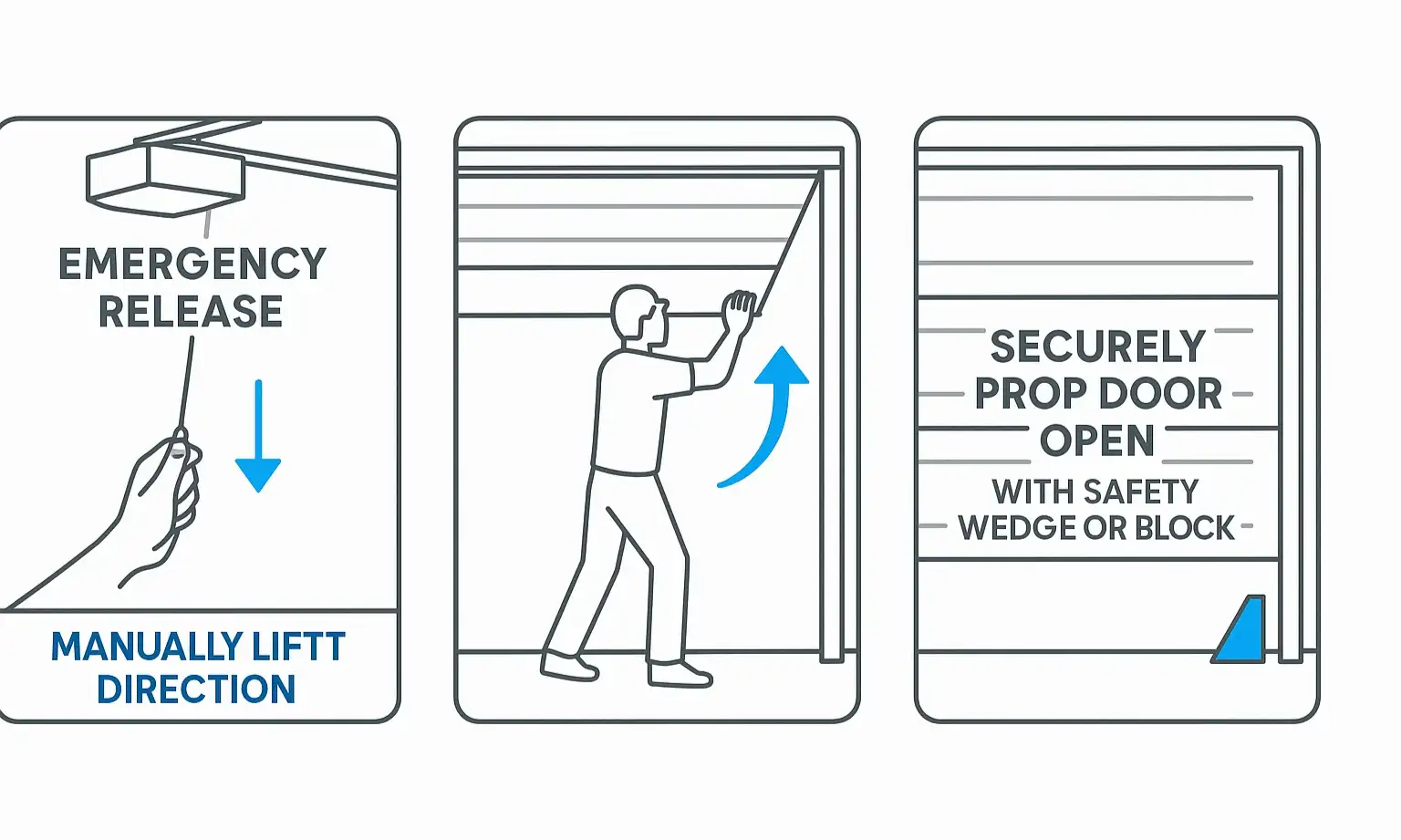 The Safe 4-Step Procedure to Manually Open Your Door