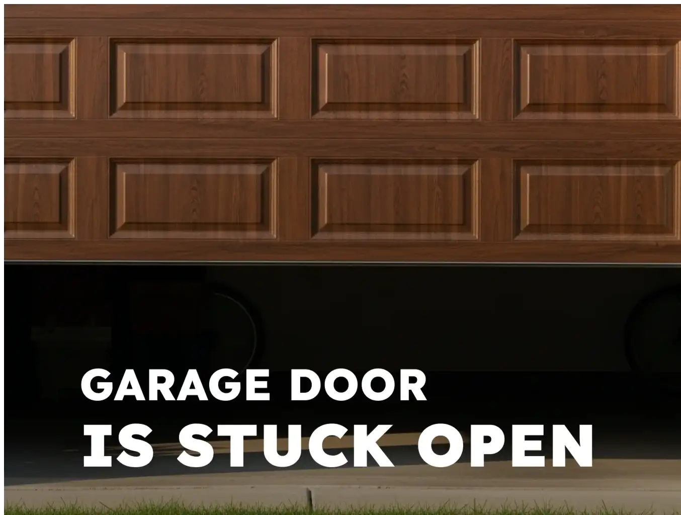 garage door is stuck open protect your home with these quick steps photo