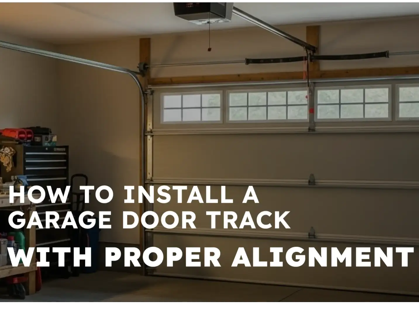 How to Install a Garage Door Track