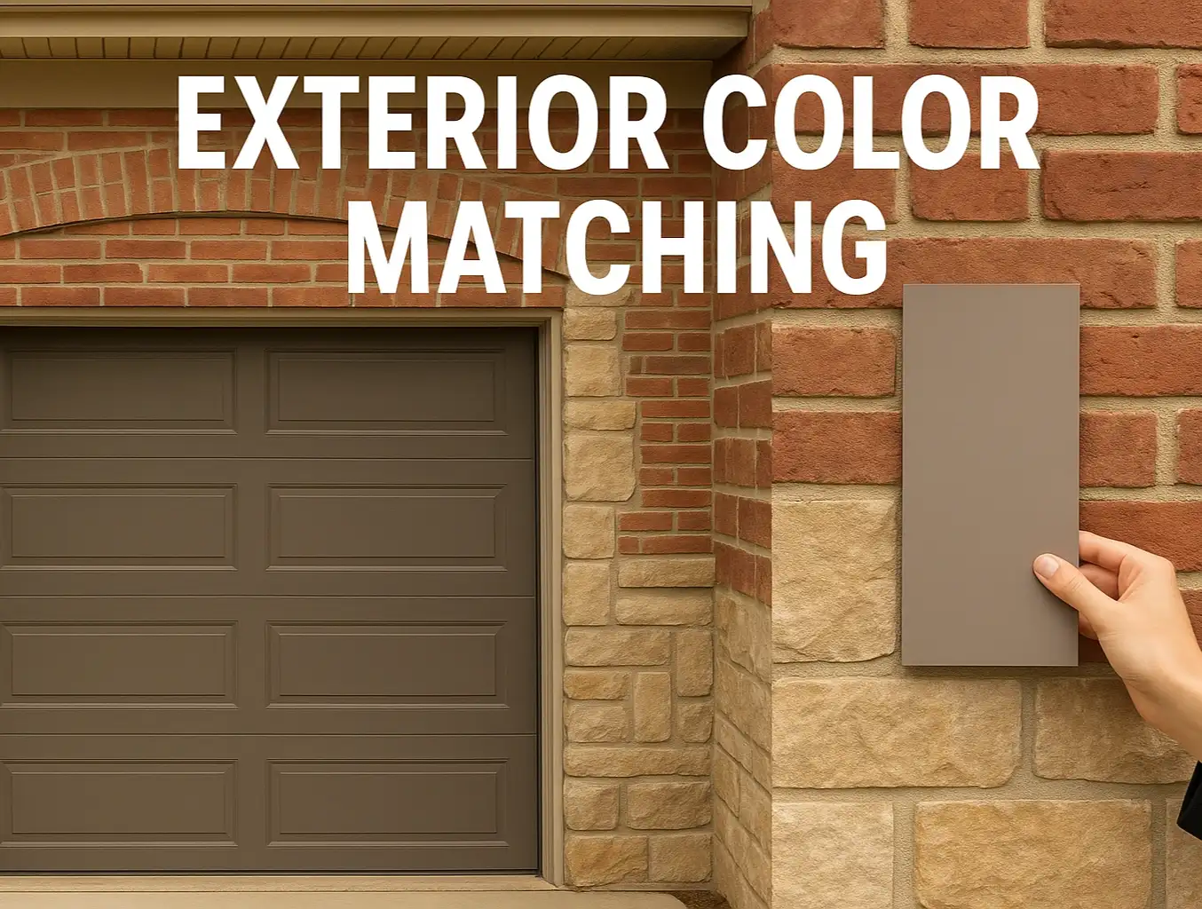 Garage Door Color Guide: Matching Brick, Stone, and Stucco