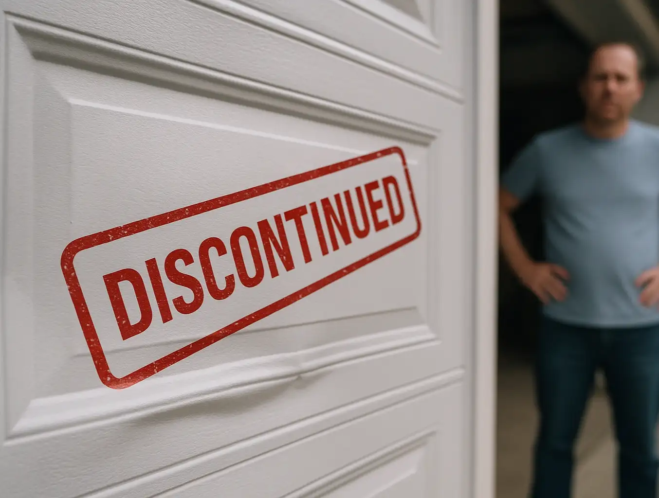 why garage door panels discontinued photo