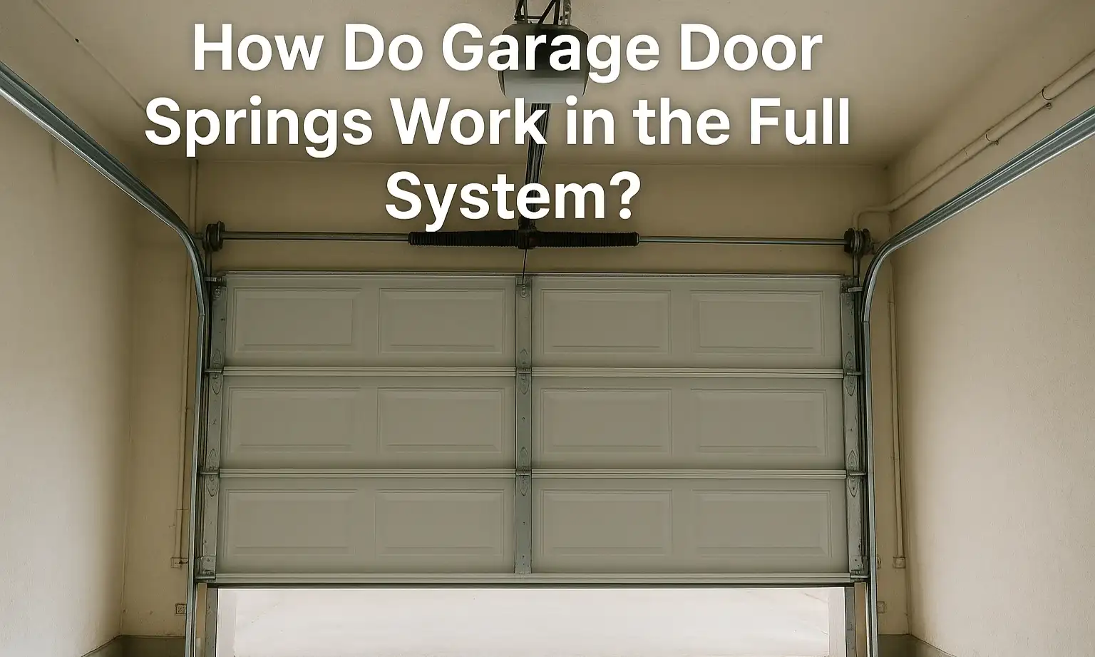 How Do Garage Door Springs Work in the Full System