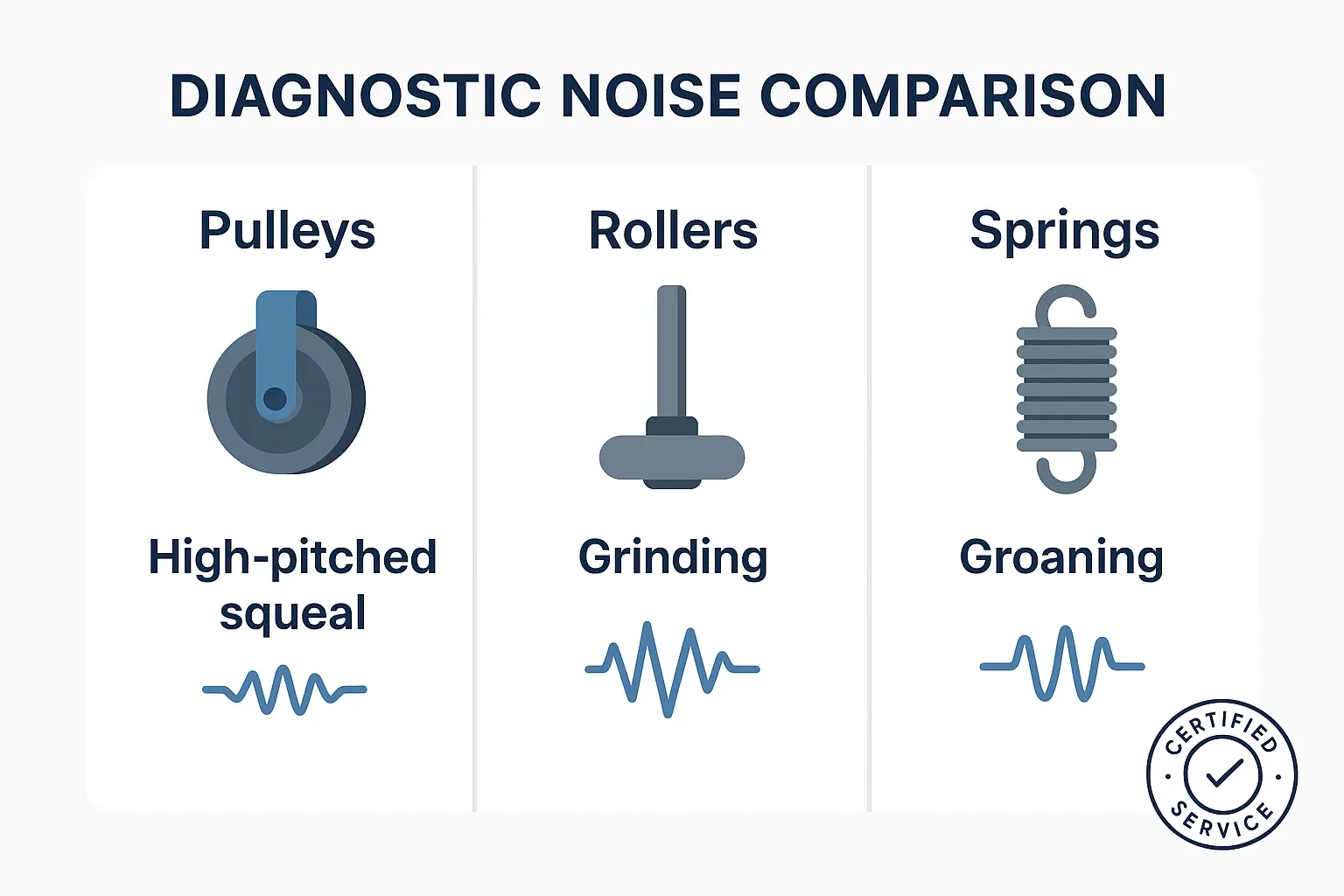 Troubleshooting & Silencing Squeaky Garage Door Pulleys and Bearings