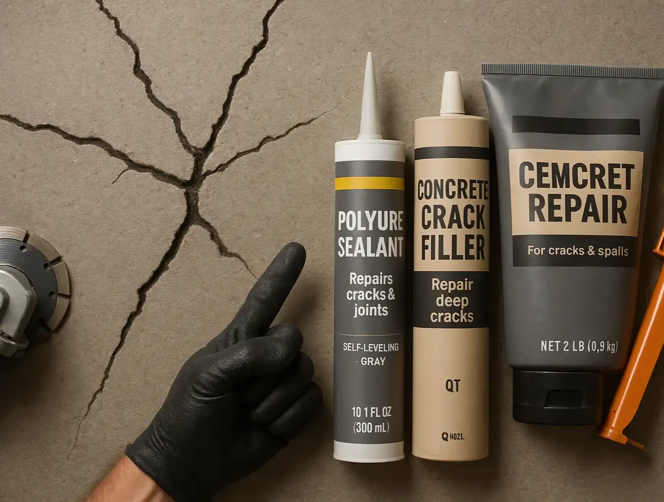 Essential Tools and Materials for Professional Concrete Crack Repair