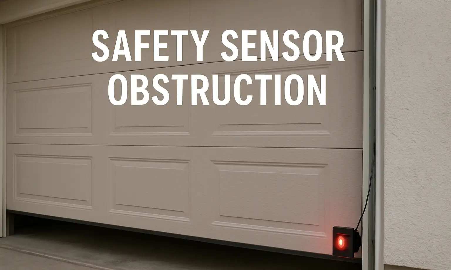 Safety Sensor Obstruction