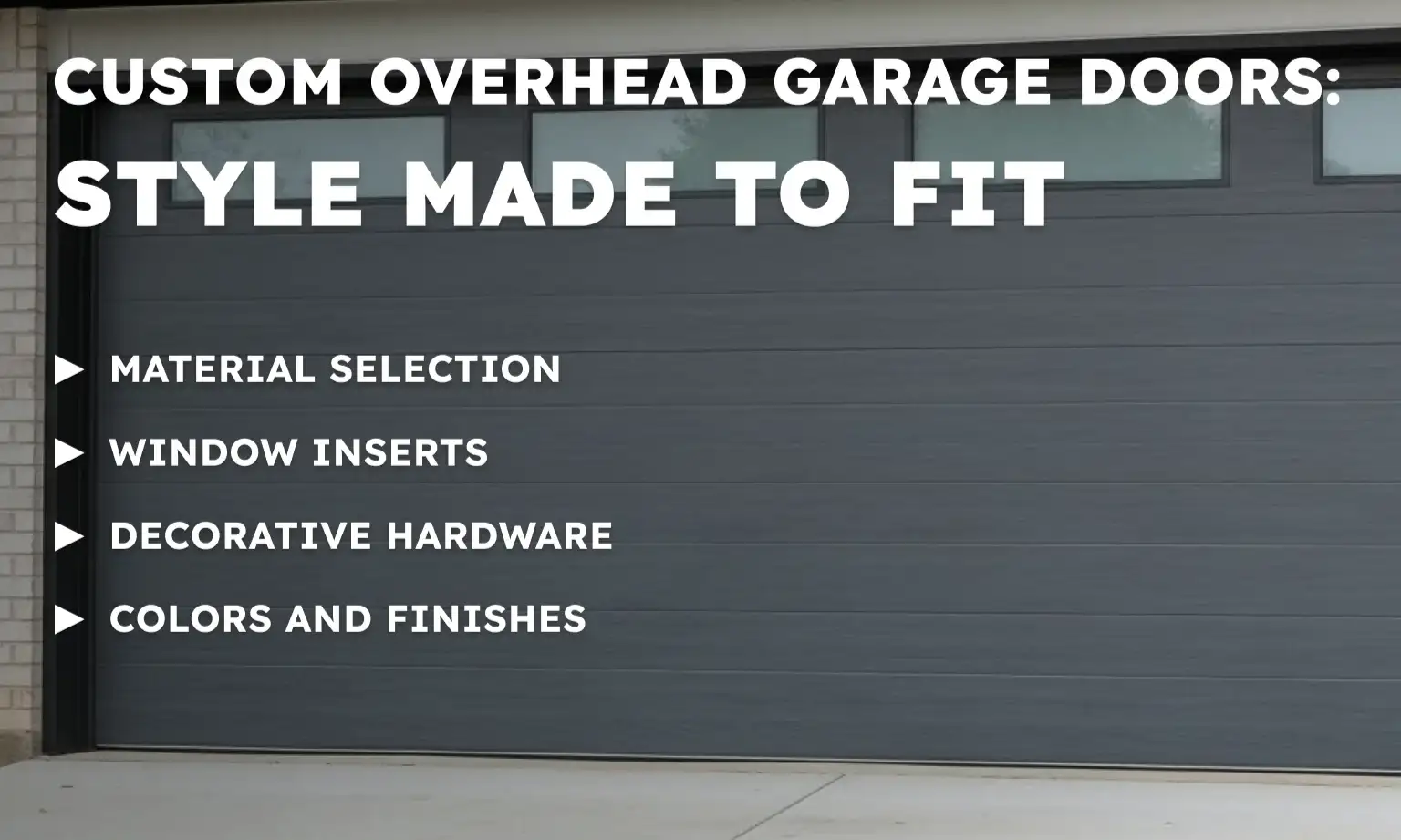 Custom Overhead Garage Doors