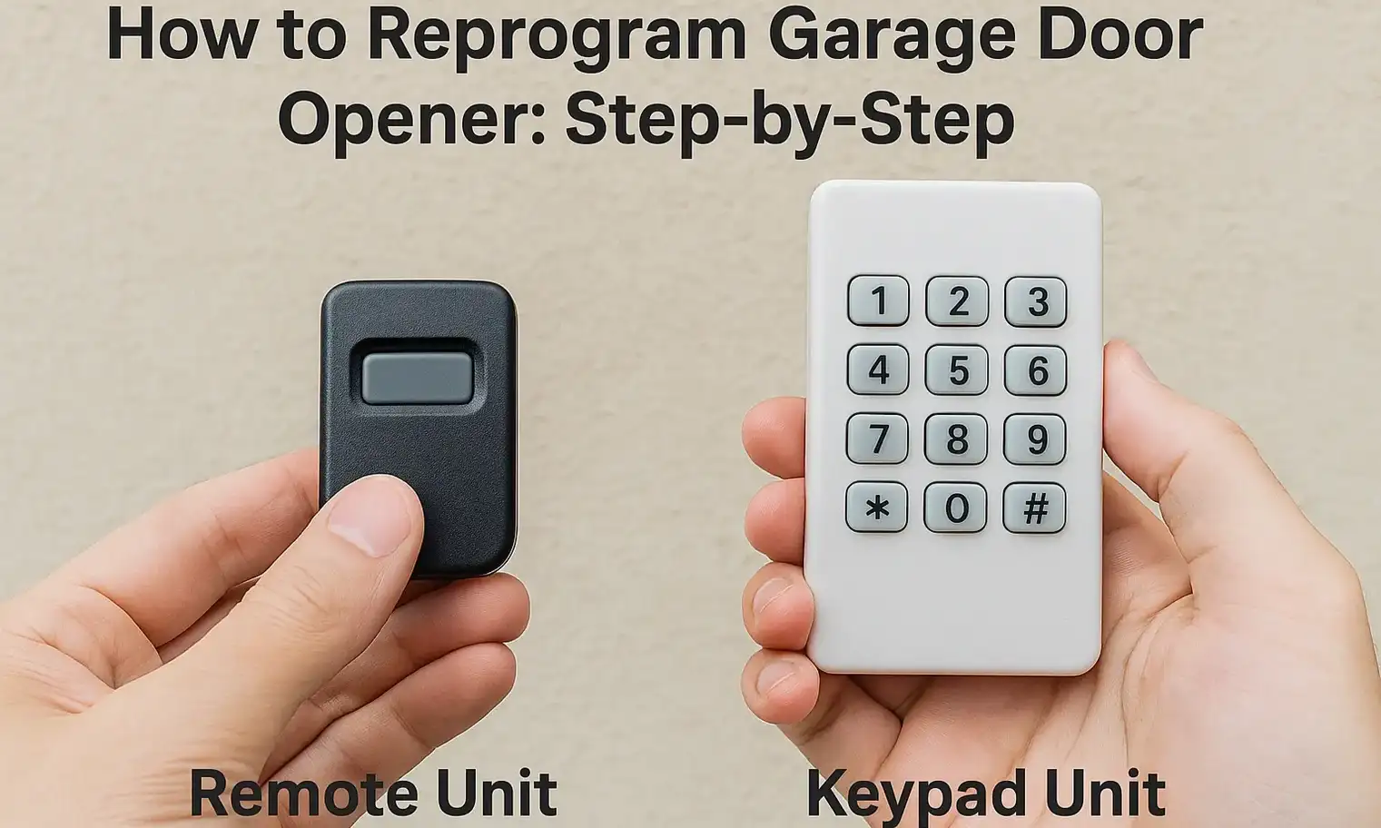 How to Reprogram Garage Door Opener: Step-by-Step