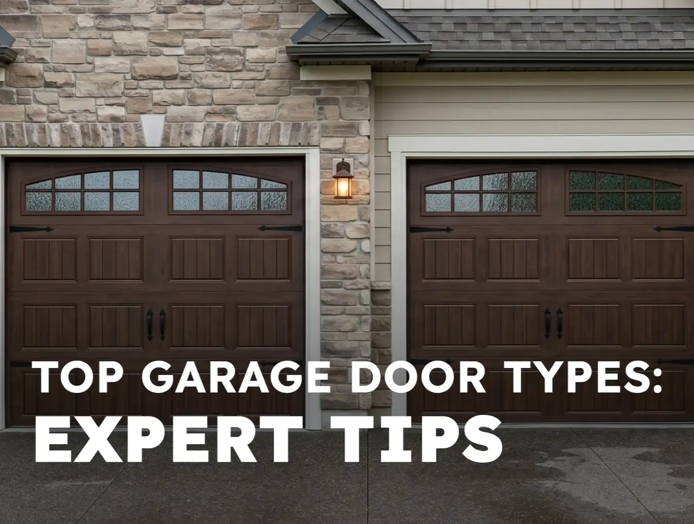Top Garage Door Types: Expert Tips