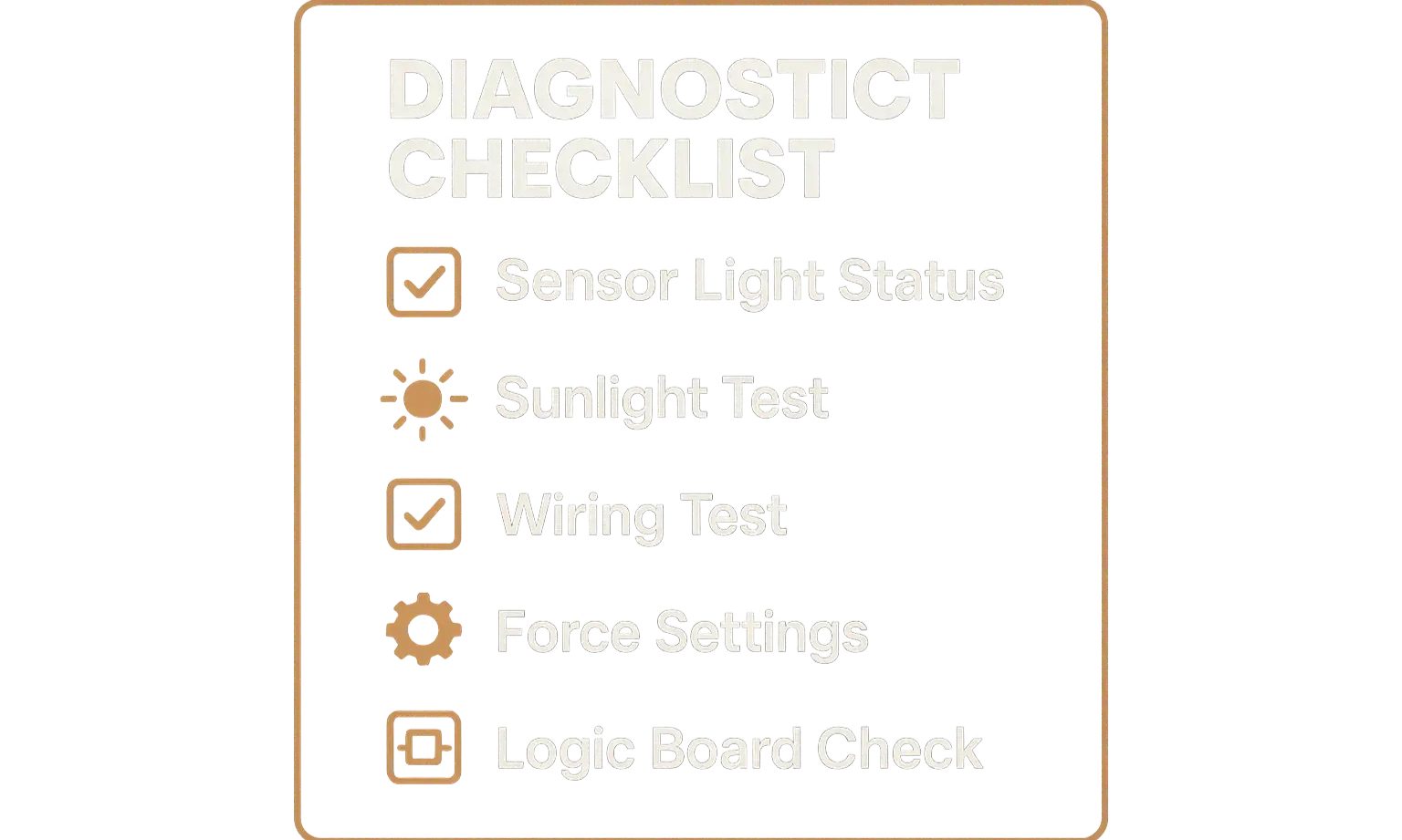 Garage door repair checklist for service appointments
