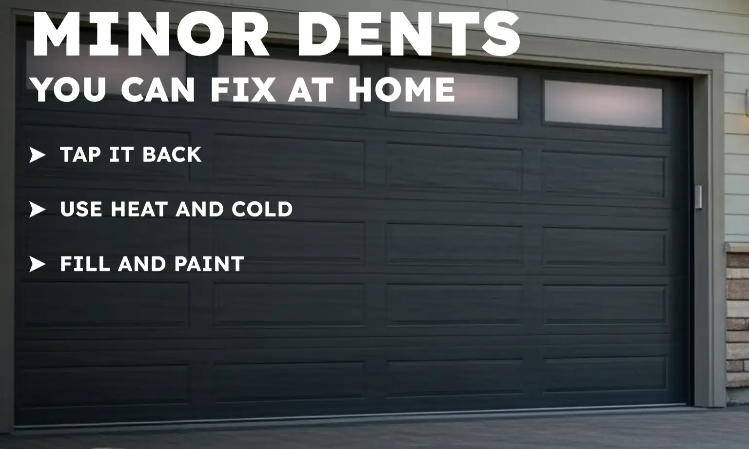 Minor Dents You Can Fix at Home