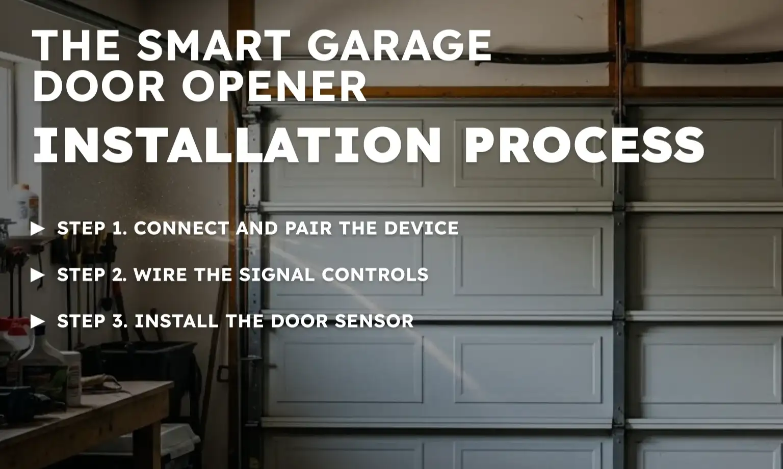 The Smart Garage Door Opener Installation Process