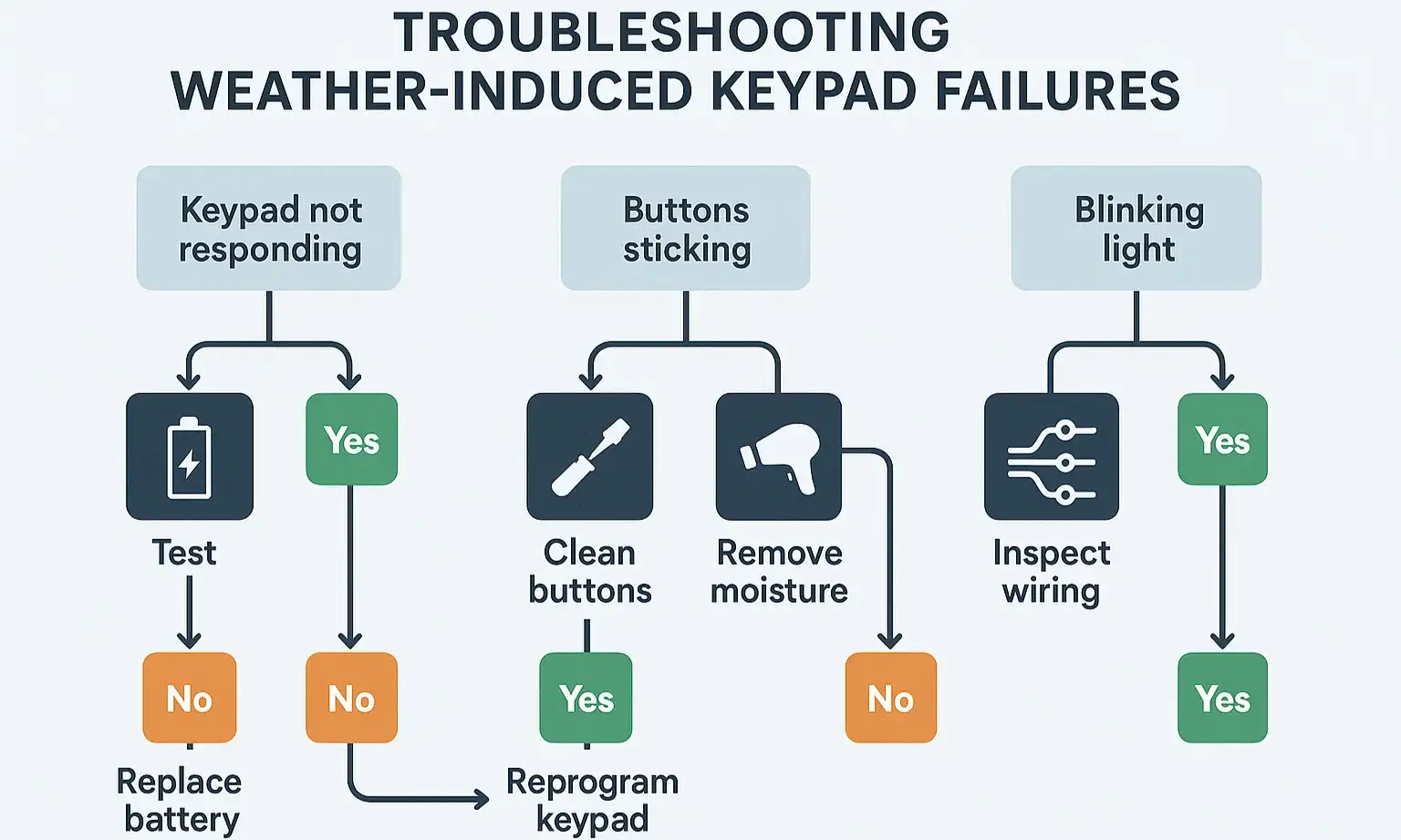 Follow this clear decision tree to quickly diagnose 