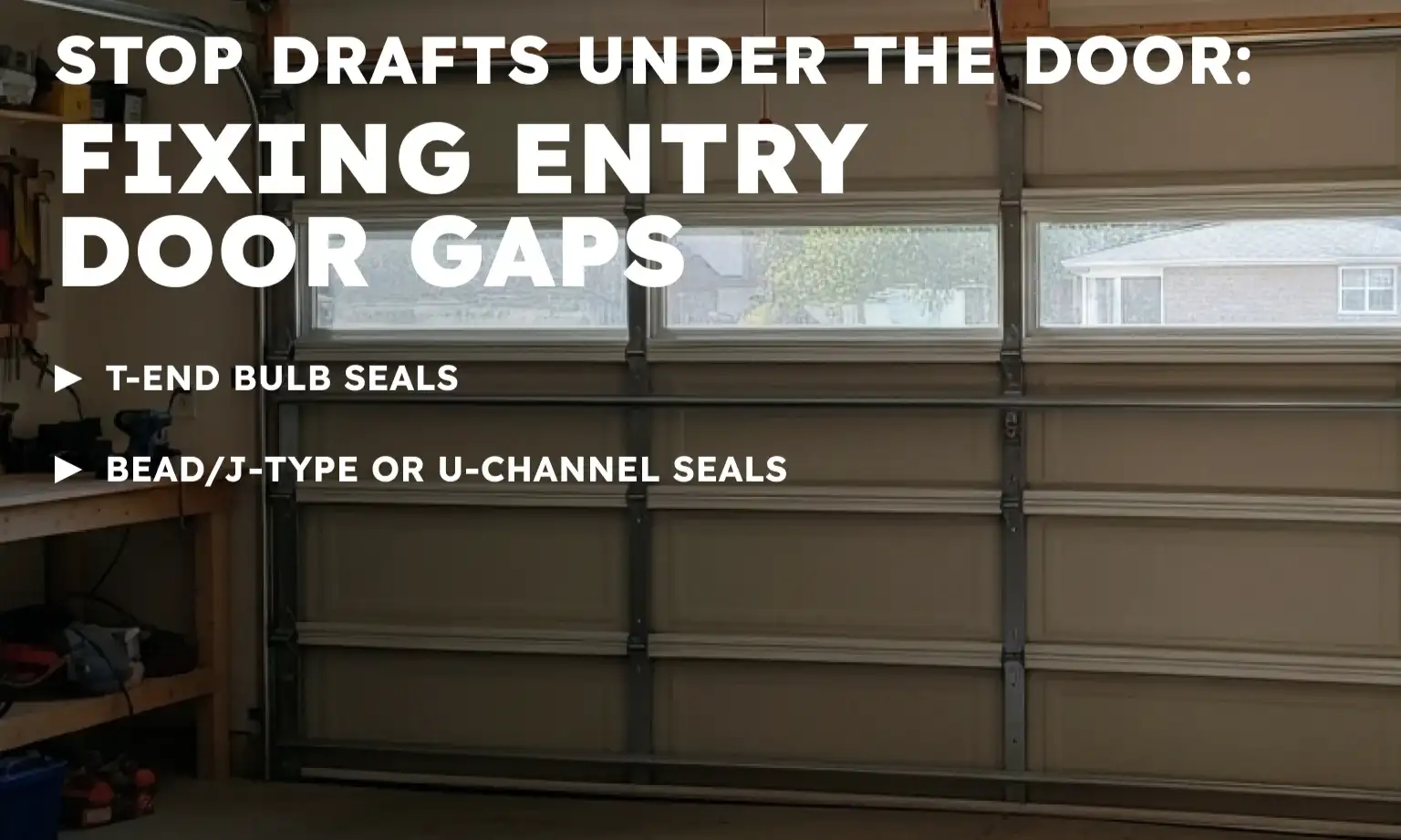 Stop Drafts Under the Door: Fixing Entry Door Gaps