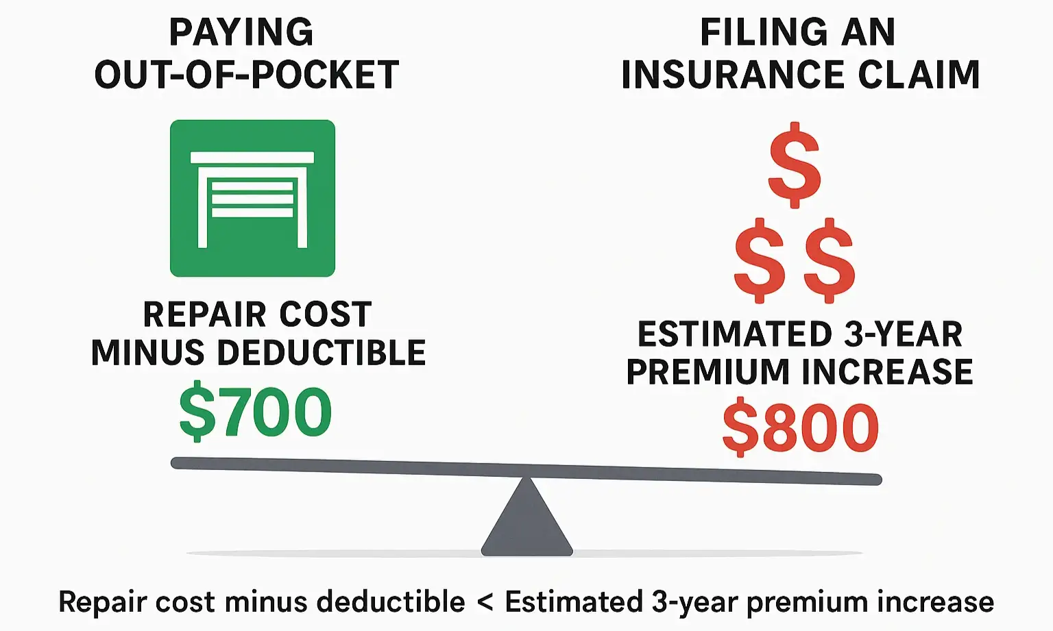 This infographic helps homeowners remember key state laws that protect their right to a uniform garage door replacement when a panel is discontinued, making insurance claims easier to navigate.