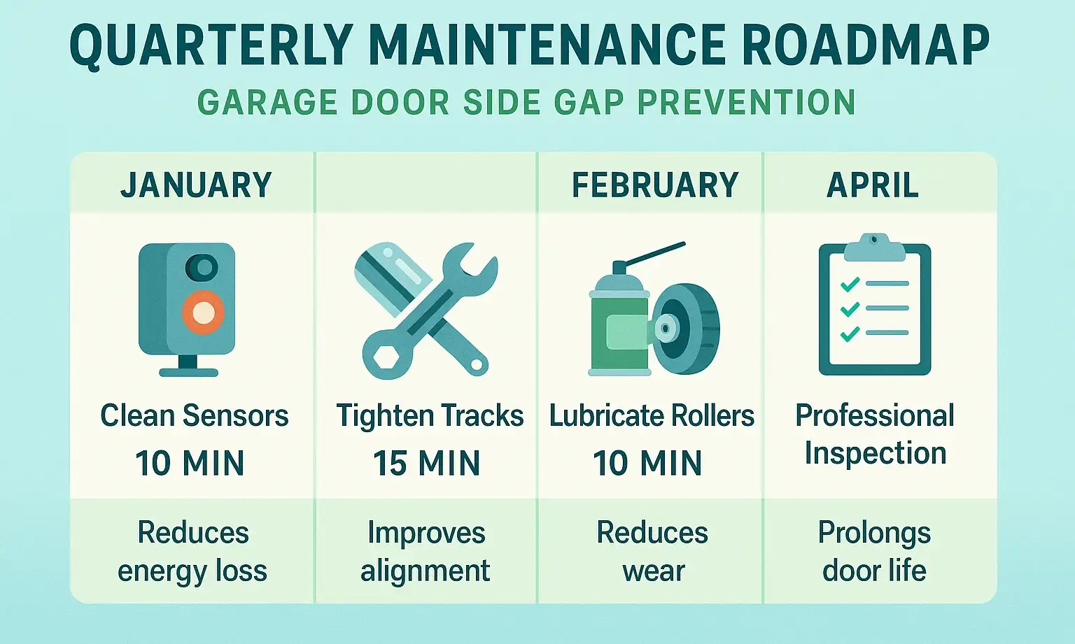 Garage Door Maintenance Plan