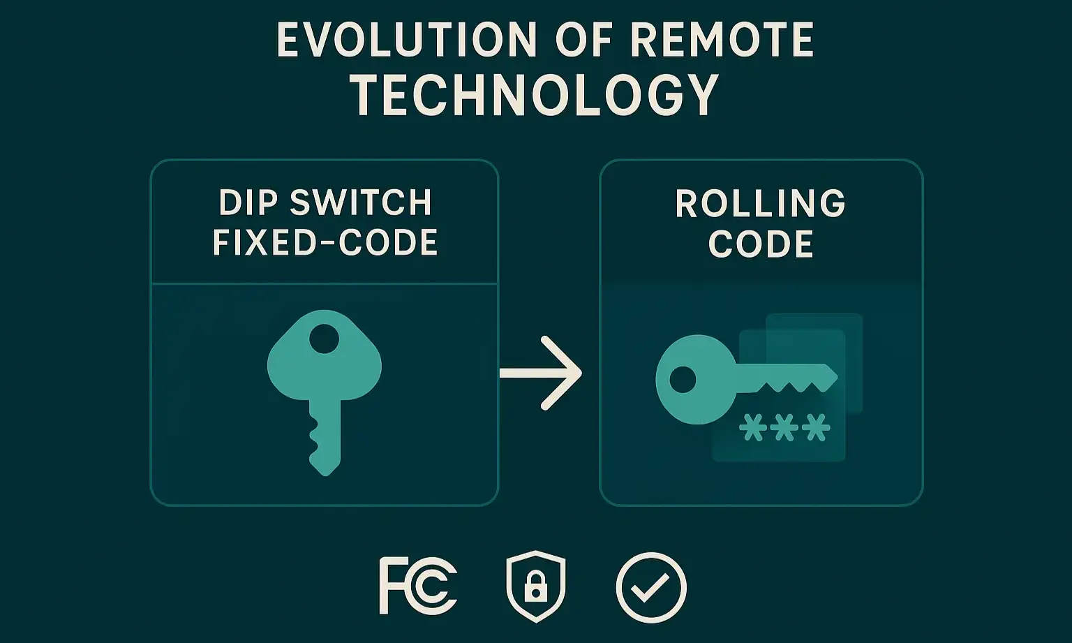 Rolling codes: how modern remotes improve garage security