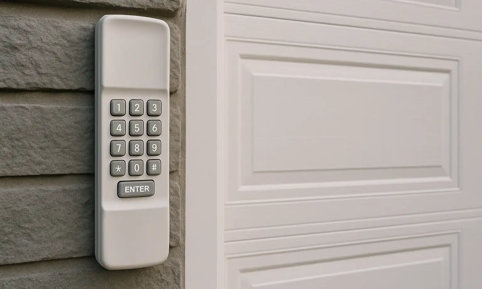 How to Install Your Garage Door Opener Keypad