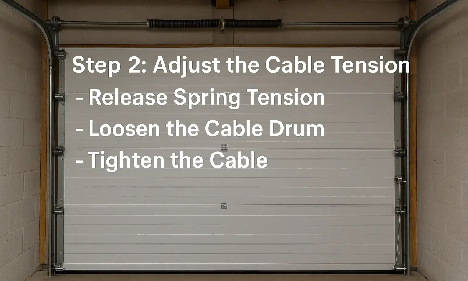 Adjust the Cable Tension