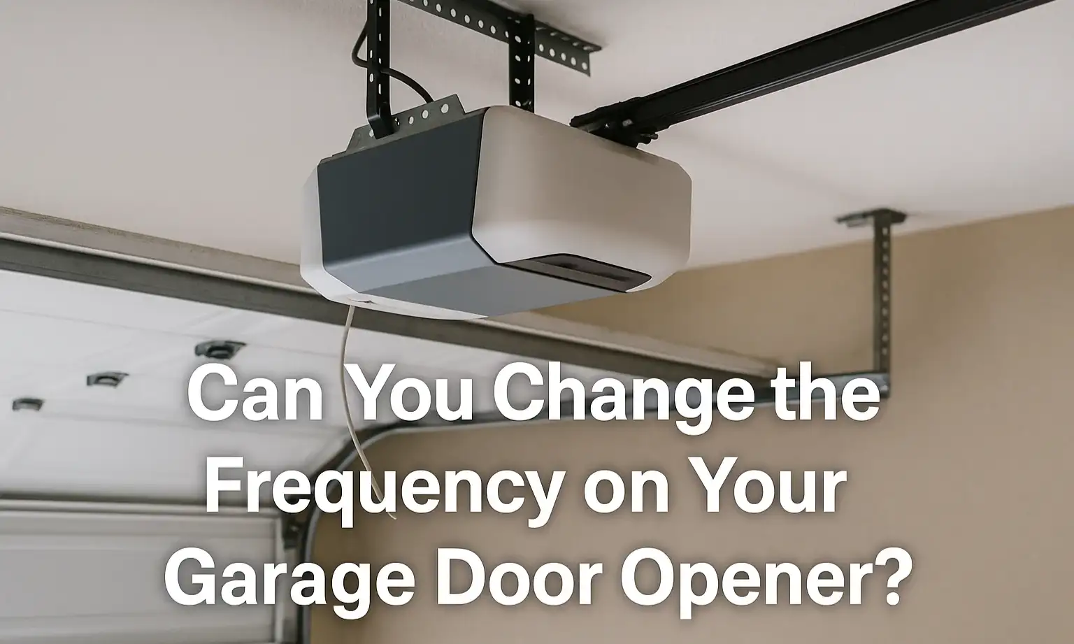 Can You Change the Frequency on Your Garage Door Opener