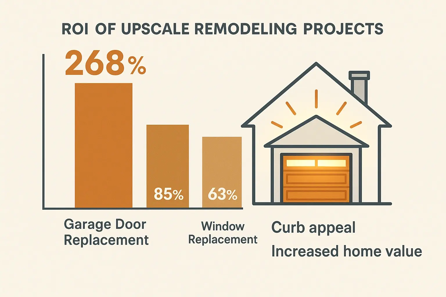 Garage door panels differ in material thickness, hinge shapes, and embossing patterns, making them non-interchangeable. This diagram clarifies why discontinued panels cannot be simply swapped, preventing costly repair errors.