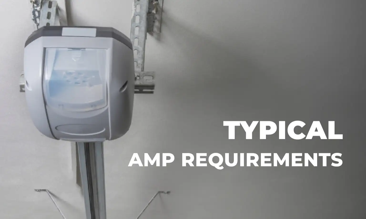 Typical Amp Requirements