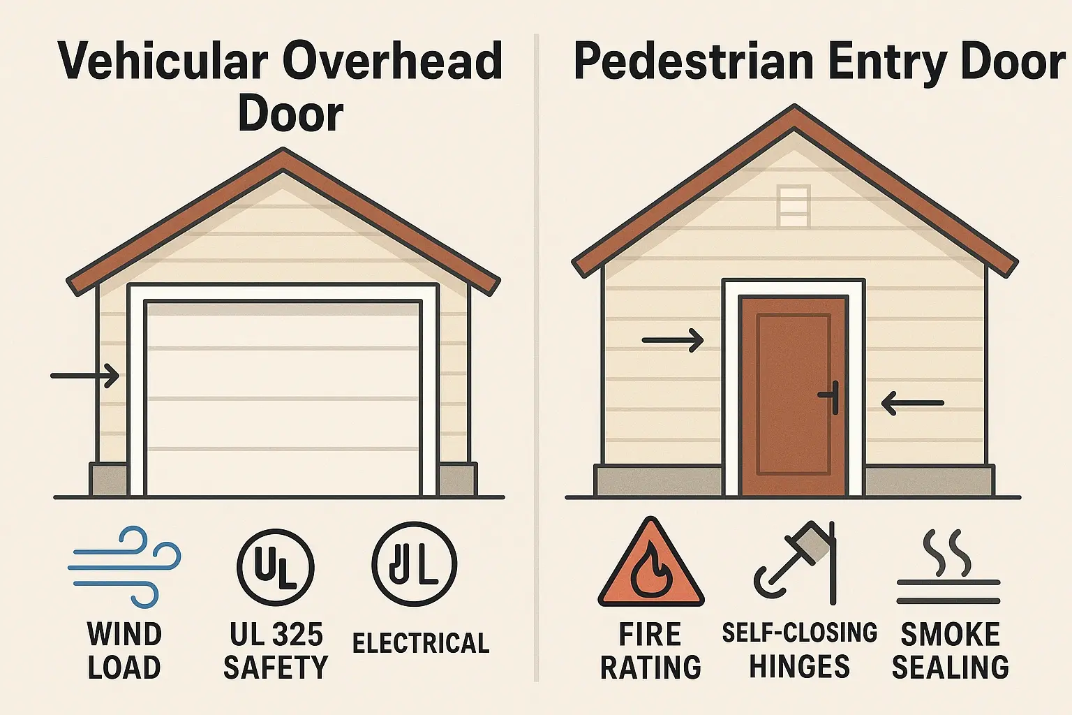Vehicular Overhead Door Safety Codes