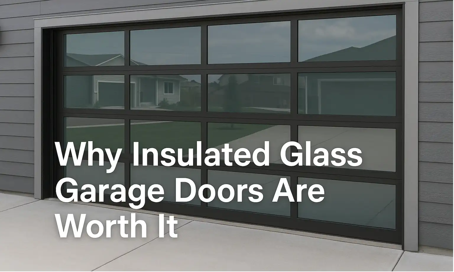 Why Insulated Glass Garage Doors Are Worth It