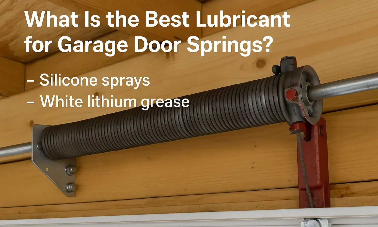 What Is the Best Lubricant for Garage Door Springs
