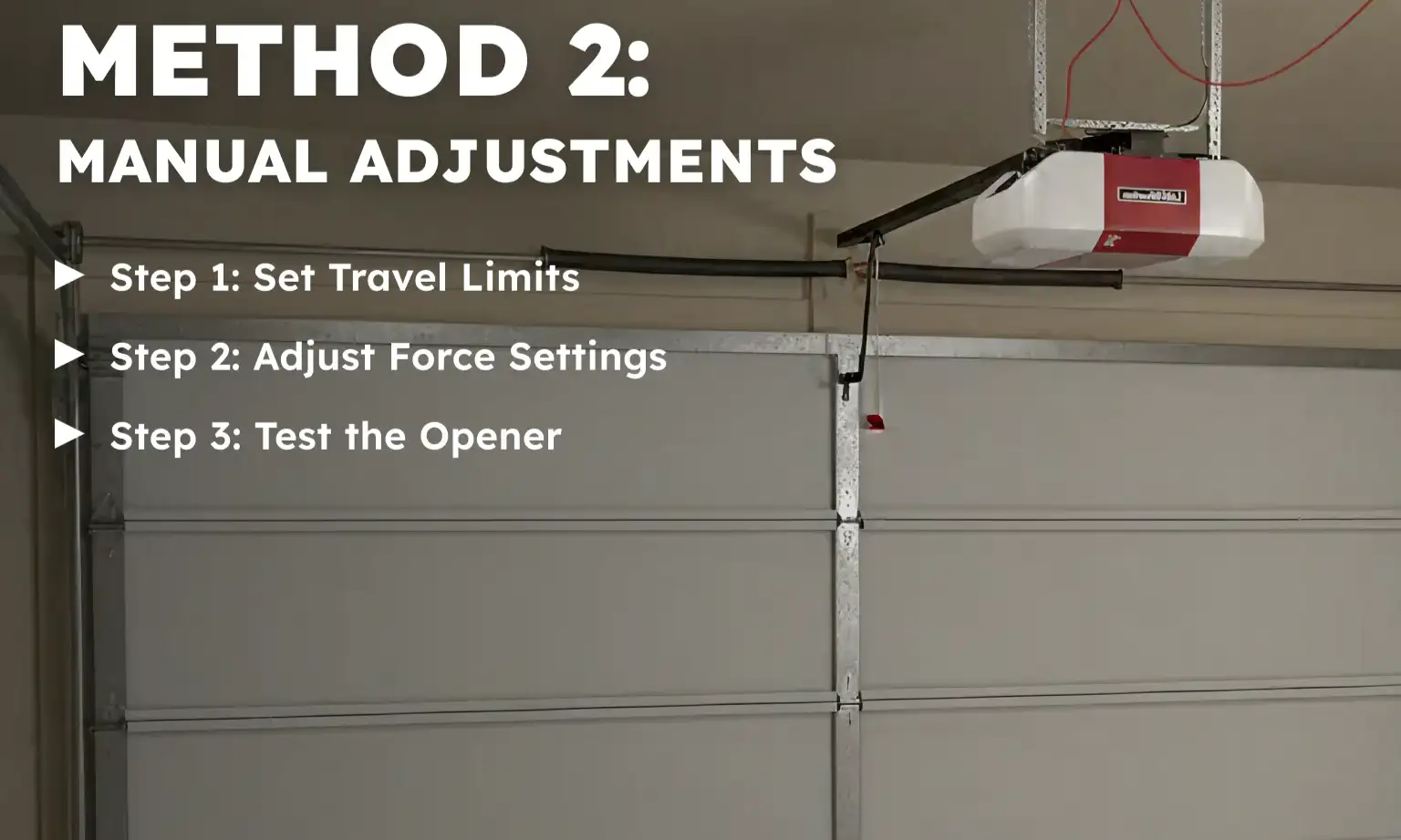 Method 2: Manual Adjustments (Screws or Dials)