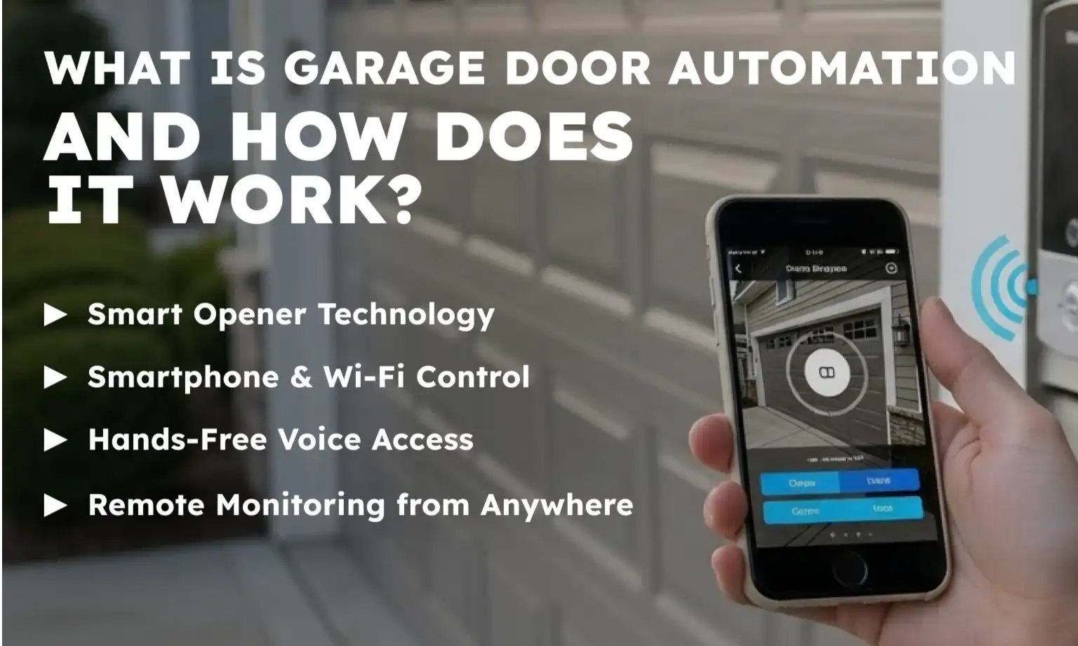What Is Garage Door Automation and How Does It Work?